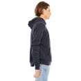 thumbnail image 3 of Bella Canvas 3719 Unisex Poly-Cotton Fleece Pullover Hoodie, M, Heather Navy, 3 of 3
