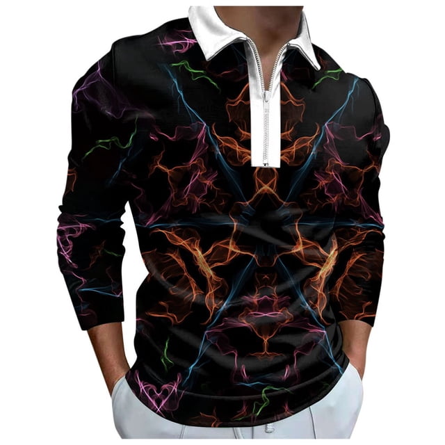 T-shirt à Manches Longues Col Blouse Boutonné Décontracté à Manches Longues