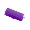 thumbnail image 1 of 10 Grid Plastic Jewelry Removable Jewelry Craft Tackles Storage Box Beads Earring Container Purple, 1 of 5