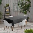 thumbnail image 2 of Vargottam Indoor/Outdoor Tablecloth 58 x 120" Inch Rectangular Tablecloth Waterproof Patio Table Cloths, Spring/Summer Table Covers for Backyard Circular Table/BBQs/Picnic - Dark Gray, 2 of 6
