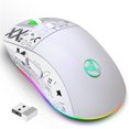 thumbnail image 4 of Wireless Gaming Mouse 2.4Ghz Bluetooth Wireless Mouse Gaming Mouse 3 Mode Rgb Backlight Wireless Optical Usb Gaming Mouse 3600Dpi Rechargeable Mute Mice Bluetooth Gaming Mouse, 4 of 7