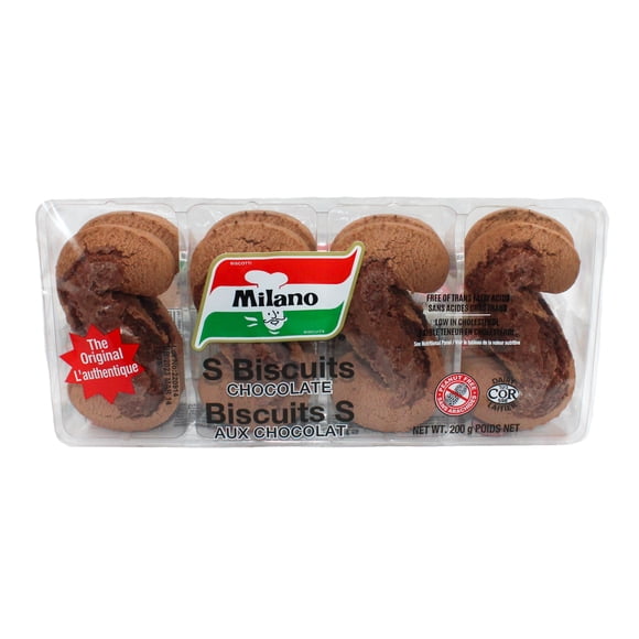 MILANO "S" BISCUITS CHOCOLATE 200G