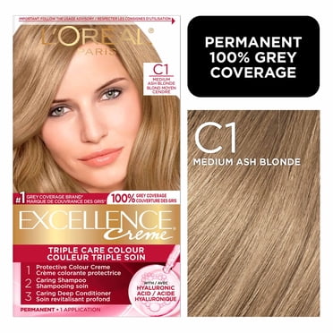 L'Oréal Paris Excellence Crème Hair Dye, Permanent Hair Color with Hyaluronic Acid