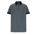 thumbnail image 4 of ylioge Mens Shirts Short Sleeve Golf Tees Shirt Office Work Pullover Button Collared Casual Color-Block Loose Comfort Tshirts Tops, 4 of 6