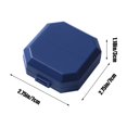 thumbnail image 3 of Portable Storage Box | Mini Travel Organizer | Six Space VC Classifier, Plastic, Easy-Open, Leakproof, Multicolor, 7.5x7x3cm, Lightweight Design, 3 of 6