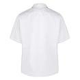thumbnail image 3 of TOPTIE Short-Sleeve Work Shirt Straight Collar Utility Uniform Stain and Wrinkle Resistant-White-M, 3 of 7