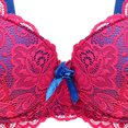 thumbnail image 4 of adviicd Workout Tops Womens' Sports Bra Longline Wirefree Padded with Medium Support(Red,95B), 4 of 4