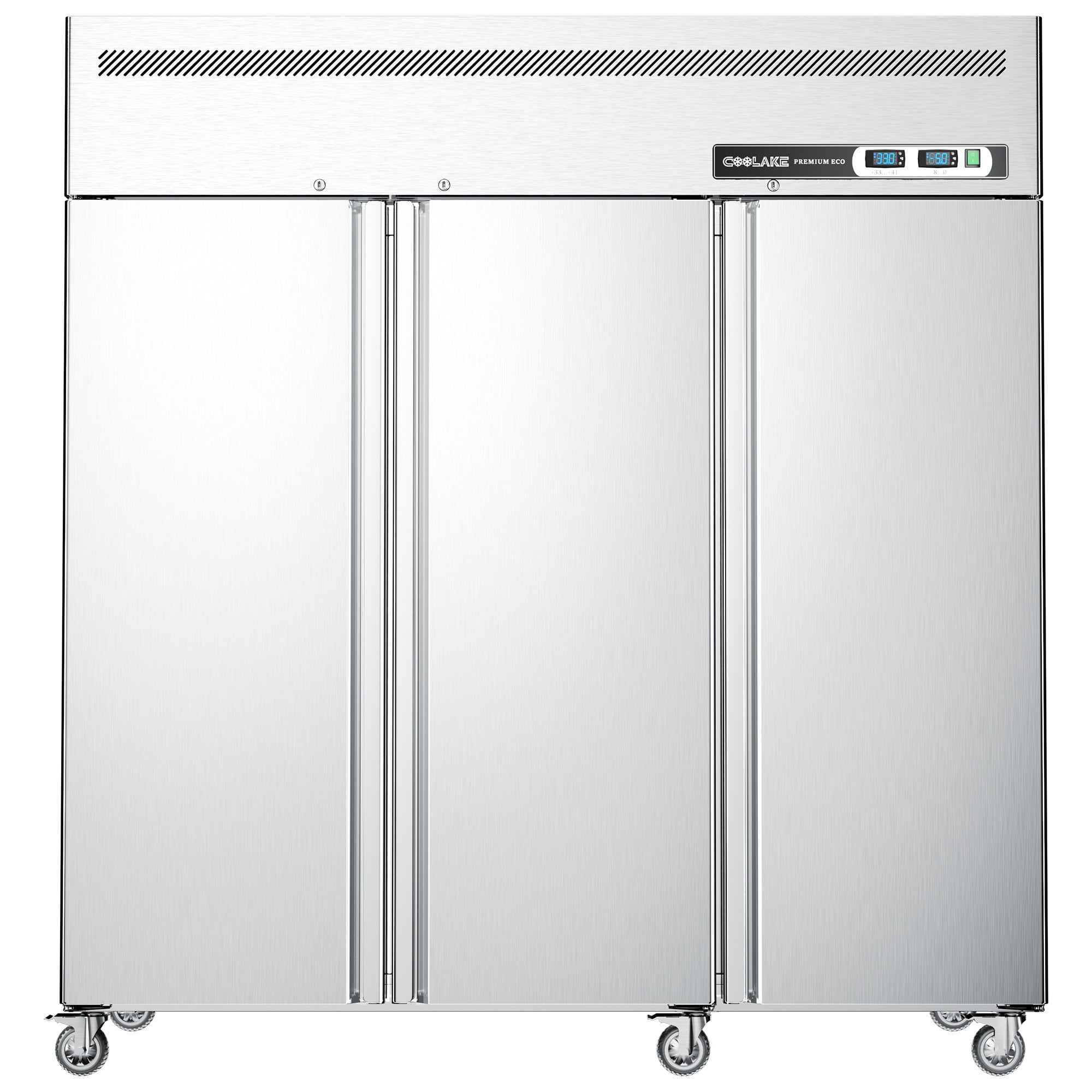 Réfrigérateur et congélateur commercial Coolake, 72" L Zones de température doubles, 54 pi³ 3 portes
