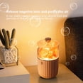 thumbnail image 4 of Feltree Mini Portable LED Salt Stone Lamp Aroma Diffuser USB Rechargeable Colorful Scent Essential Oil Diffuser Lamp for Car Camping Bedroom, 4 of 8