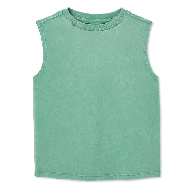 miniJACK Gender Neutral Toddler Washed Muscle Tank