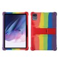 thumbnail image 1 of Case For Doogee T10/T10S Tablet Safe Shockproof Silicone Stand Cover Rainbow color Doogee T10 T10S, 1 of 6