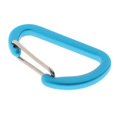 thumbnail image 3 of S SERENABLE Mini Aluminum Alloy Carabiner Outdoor , Lightweight Portable Backpack Buckle Frosted light blue, 3 of 6