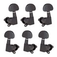 thumbnail image 1 of Amdohai 6pcs (3L3R) Closed Guitar Tuning Pegs String Tuners Machine, 1 of 8