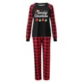 thumbnail image 2 of Pyjamas de Noël Assortis pour la Famille Noël en Famille 2024 Chandail à Manches Longues Imprimé de Noël Décontracté à Col Rond avec Capuchon pour Femmes Pyjamas de Noël pour Femmes Noir Maman Taille:L, 2 of 4