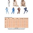 thumbnail image 5 of Innerwin Tracksuit Set Long Sleeve Womens Lounge Sets Exercise Solid Warm Two Piece Outfit Coffee L, 5 of 5