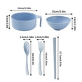 thumbnail image 3 of Instant Noodles Bowl, Reusable Tableware Set With Chopsticks, Leak-Resistant Lid Design, Multi-Functional Stackable Serving Bowl, Dormitory And Kitchen Essentials, 3 of 5