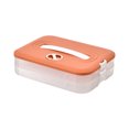 thumbnail image 2 of Yhmxh Kitchen Storage Pantry Organizers And Storage Kitchen Organizer Food Containers Double Layer Dumpling Box,Home Refrigerator Dumpling Box,Kitchen Won-ton Preservation Box,Dumpling Box with Lid, 2 of 6