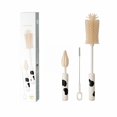 thumbnail image 2 of Oleegame 2PC Cleaning Brush Silicone Baby Bottle Brush Portable Baby Bottle Brush Set For Baby Bottle Cleaning Brush Drain Rack To Wash Baby Bottles Black, 2 of 9