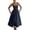 Dark Blue, variant on LOVZFMLL Summer Dresses for Women 2025 Elegant Classy Wedding Guest Dress Spaghetti Strap Swing Flowy Maxi Wrap Sundress White XL