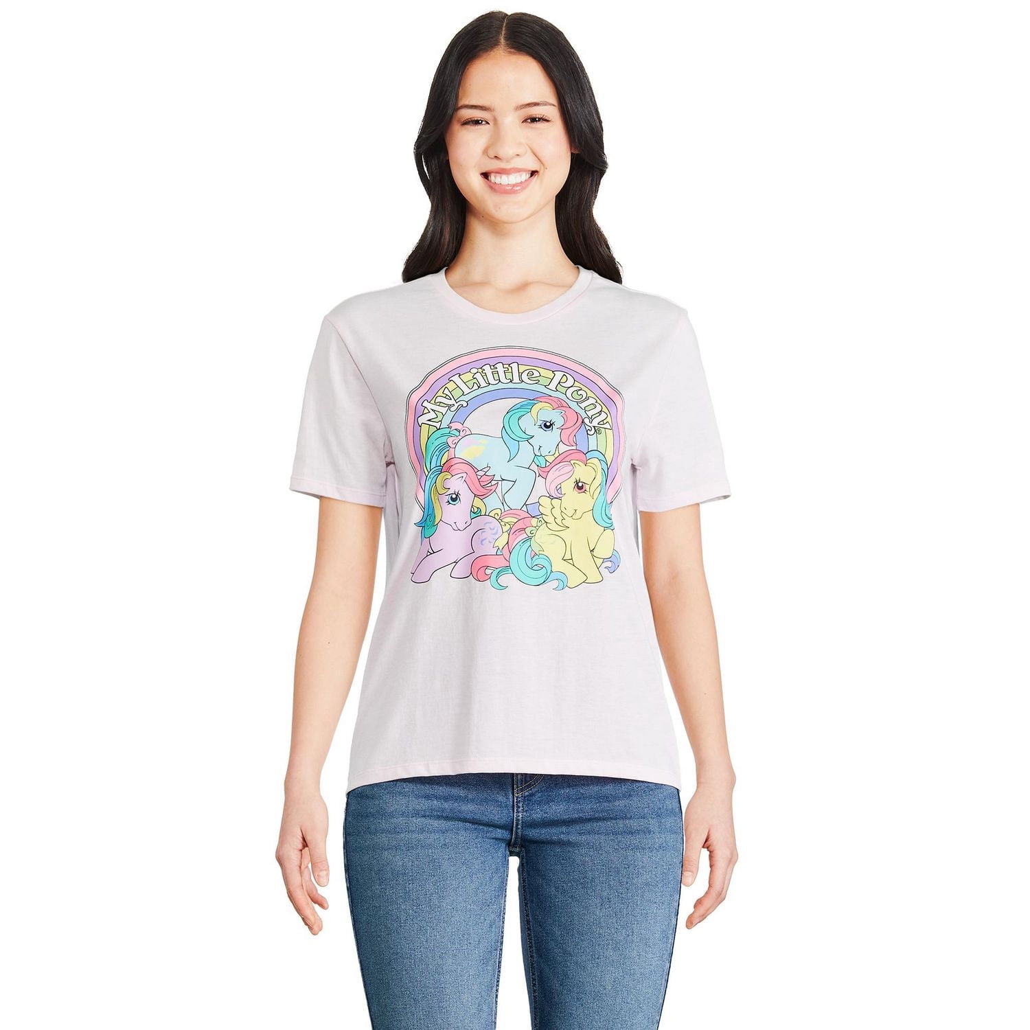 T-shirt à manches courtes Mon Petit Poney pour femmes
