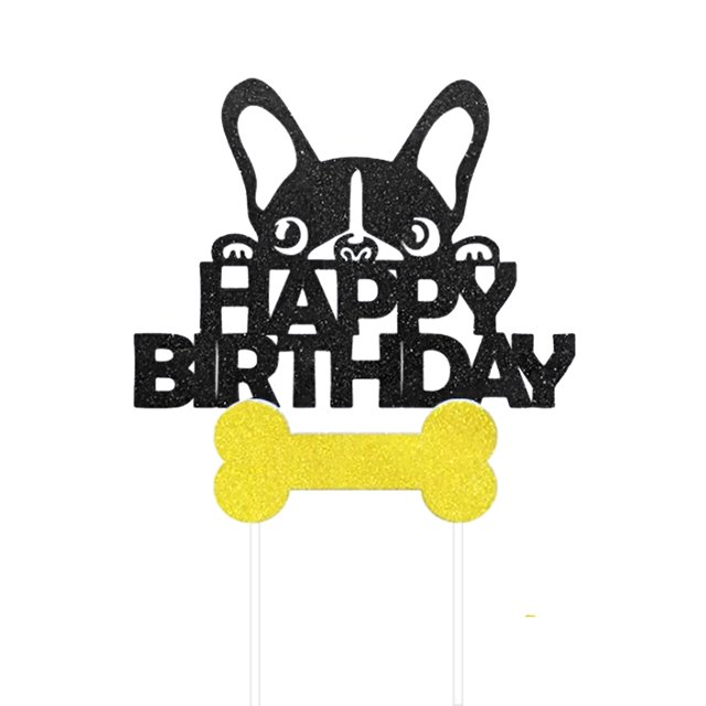fastboy Happy Birthday Dog Pet Cake Plaque