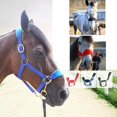 thumbnail image 4 of Collier de Tête de Cheval Épais Équitation Stable Protecteur - Multicolore, Bleu P, 4 of 5