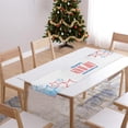 thumbnail image 4 of EGNMCR Room Decor, Home Decor, Wall Decor, Holiday Products Independence Day Table Flag With Non-Slip Heat Resistance Linen Tablecloth Decorative Table Runner Mat For Dining Table the Tablecloths, 4 of 7
