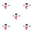 thumbnail image 2 of Wweixi Functional Accessories Christmas Wine Bottle And Glass Holder Versatile snowman 5Set, 2 of 6