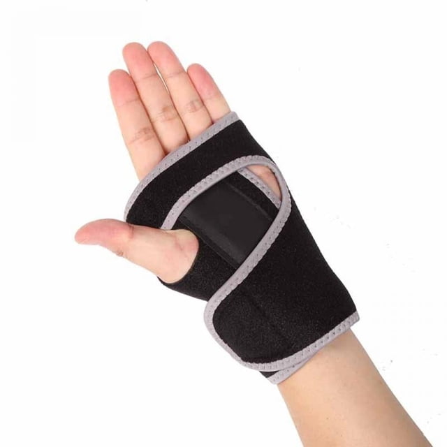 Final Clear Out! Adjustable Carpal Tunnel Wrist Splint Removable Hand Support Brace Strap for Arthritis Sprains Strains