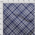 thumbnail image 3 of oneOone Georgette Viscose Dark Blue Fabric Check Sewing Craft Projects Fabric Prints By Yard 42 Inch Wide, 3 of 4