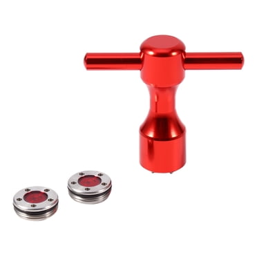 Herwey 2pcs Red Golf Putter Weights + Golf Wrench Spanner Tool For Scotty Cameron Putters, Putter Weight, Wrench Tool Weight