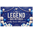 thumbnail image 1 of Decorative Design Retirement Party Banner Airplane Travel Themed Balloon Celebration for Office Party Event Decoration Photo Background, 1 of 5