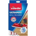 thumbnail image 1 of Vileda Ultramax Mop Head Replacement - Machine Washable, Reusable Microfibre Refill, 1 of 7