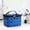 Blue, variant on Makeup Bag Travel Toiletry Organizer | Holds Cosmetics, Skincare, and Accessories | Portable Storage Pouch for Home, Bathroom, or Travel | Wash Bag for Toiletries and Personal Items