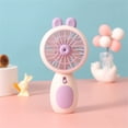 thumbnail image 1 of Dvkptbk Portable Fan Summer Refreshing Handheld Fan with Led Portable USB Charging Light Mini Fan, 1 of 6