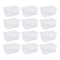 thumbnail image 4 of Sterilite Conteneur de Rangement en Plastique de 16 Pintes avec Verrouillage et Sac Fourre-Tout de 6 Pintes, 4 of 10