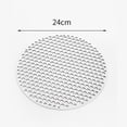 thumbnail image 1 of Stainless Steel Round Grill Net BBQ Mat Carbon Furnace Steam Nets Barbecue Rack, 1 of 5