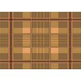 thumbnail image 1 of Ahgly Company Machine Washable Indoor Rectangle Transitional Saddle Brown Area Rugs, 5' x 7', 1 of 7