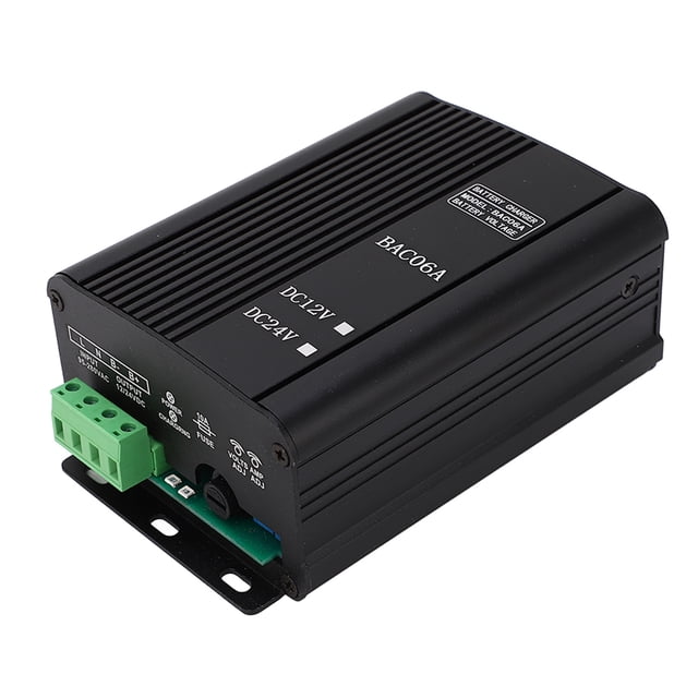 Generator Battery Charger, Overload Memory , Wide Voltage Adaptation Range, Aluminum Alloy Shell, AC100 240V Input, for Generator Sets and General Batteries