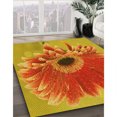 thumbnail image 3 of Ahgly Company Tapis Rectangulaire Lavable en Machine Intérieur Transitionnel Rouge Écarlate, 5 Pieds x 8 Pieds, 3 of 7