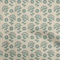 thumbnail image 1 of oneOone Polyester Spandex Light Brown Fabric Asian Floral Block Craft Projects Decor Fabric Printed By The Yard 56 Inch Wide, 1 of 4