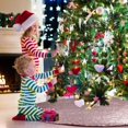 thumbnail image 3 of Sequined Christmas Tree Skirt  24-Inch Sequined Double-Layer Tree Cushion Christmas Tree Decoration  Double-Layer  Easy-To-Wear Christmas Tree Skirt, 3 of 6