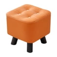 thumbnail image 2 of Xingzhi Small Footstool Stable Step Stool Footrest Office Room for Dressing Entryway Orange 28x28x28cm, 2 of 6