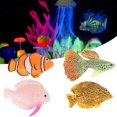 thumbnail image 3 of Aquarium Silicone Fake Fish Fake tropical Fish Plastic Sea Creatures Set Landscape Floating Ornament for Fish Tank Decoration Artificial Fish Aquarium Toy Fish Tank (4 Pieces), 3 of 7