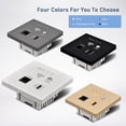 thumbnail image 3 of Yeacher In-Wall Wireless WiFi Router 300M AP Access Point WiFi Router USB-Charging Socket Wall Mount Wi-Fi AP Router with WPS Encryption, 3 of 8