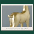 thumbnail image 4 of 2 Pcs/Set Rustic Reindeer Elk Figurines  Seated and Standing Deer Christmas Decorations  Home Office Desk Decor, 4 of 8