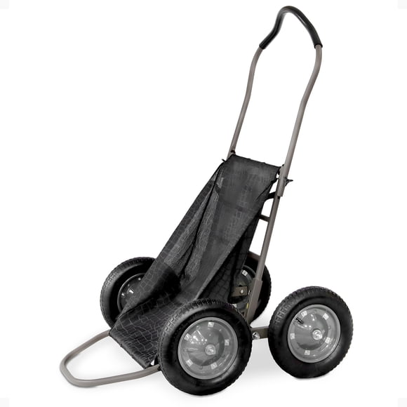 Hawk Crawler Folding Cart, Hunting Fishing Cart w/500lb Capacity, Dark Gray
