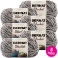 thumbnail image 1 of Bernat Blanket Yarn - 6/Pk-Dark Grey, 1 of 2