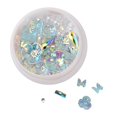 thumbnail image 2 of maskred 1/2/3/5 Art Crystal Flower Shining Rhinestone Pearl Sequin Rhinestone Manicure Decoration No.6 1 Pc, 2 of 6