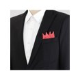 thumbnail image 4 of INSPIRE CHIC Men's Pocket Squares PreFolded Triangles On Card Suit Handkerchief Watermelon Red One Size, 4 of 4